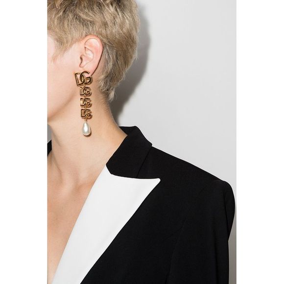 DOLCE & GABBANA Logo earrings - Picture 2 of 5